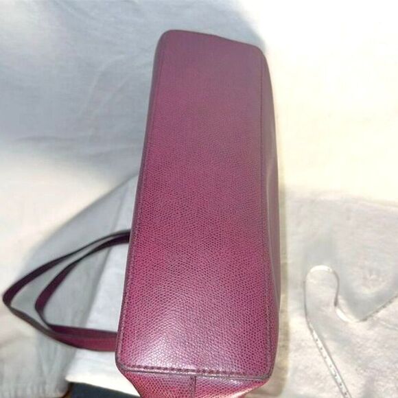 Michael Kors Jet Set Travel  Tote Burgundy  Leather Bag - Picture 6 of 14